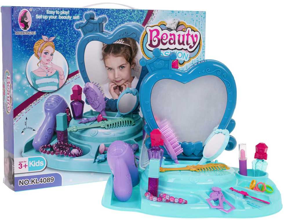Roger Mėlyna Beauty Fashion tualetinis staliukas Mėlyna + Priedai