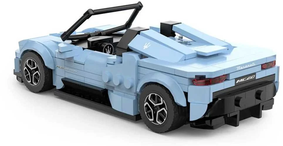 Mėlyna Konstruktorius Maserati MC20 Mėlyna automobilis RASTAR 1:30
