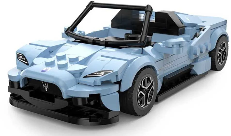 Mėlyna Konstruktorius Maserati MC20 Mėlyna automobilis RASTAR 1:30