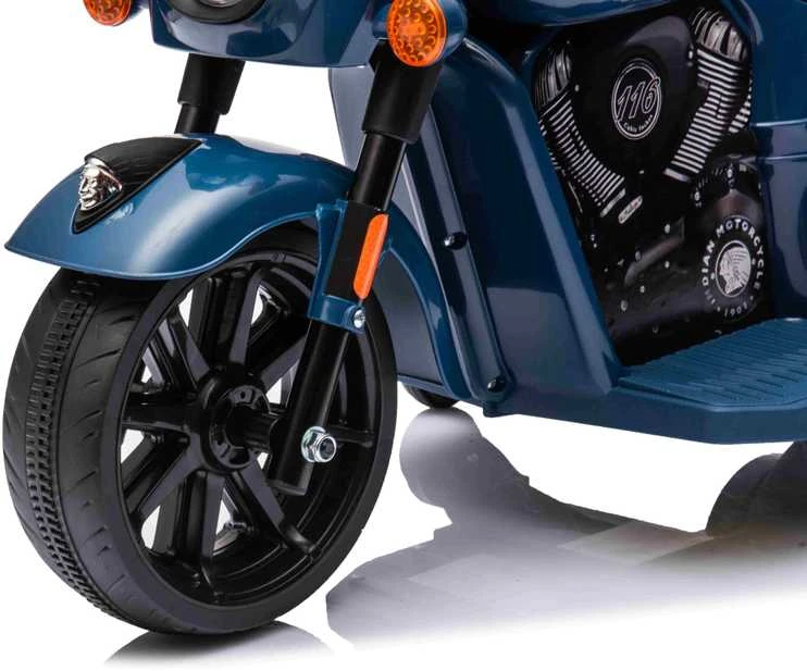 Blue Mėlyna Elektrinis motociklas Chopper INDIAN, Mėlyna