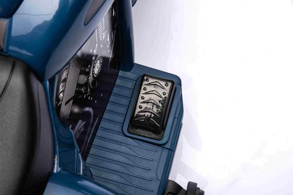 Blue Mėlyna Elektrinis motociklas Chopper INDIAN, Mėlyna