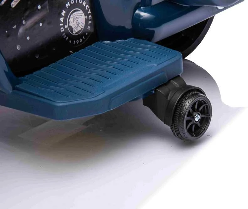 Blue Mėlyna Elektrinis motociklas Chopper INDIAN, Mėlyna