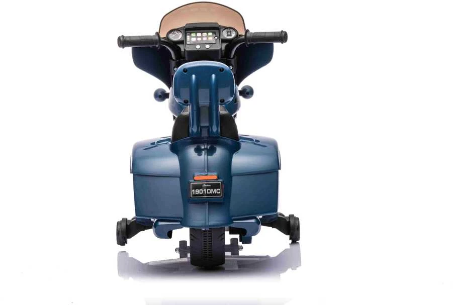 Blue Mėlyna Elektrinis motociklas Chopper INDIAN, Mėlyna
