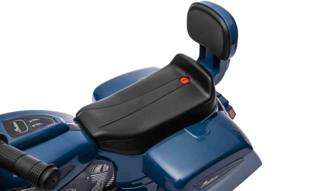 Blue Mėlyna Elektrinis motociklas Chopper INDIAN, Mėlyna
