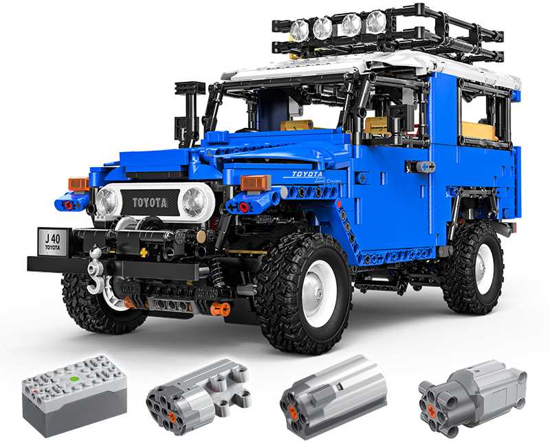 Konstruktorius Terrain Vehicle 2087el. Mėlynas