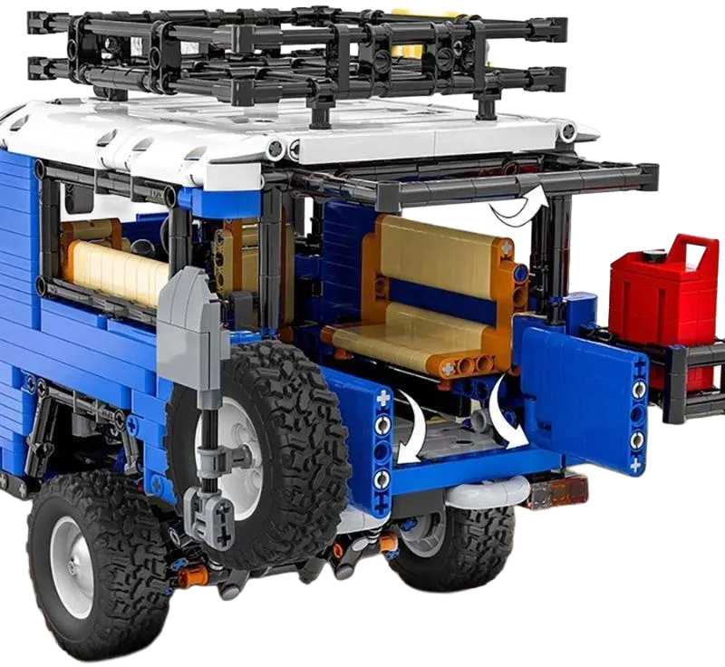 Konstruktorius Terrain Vehicle 2087el. Mėlynas
