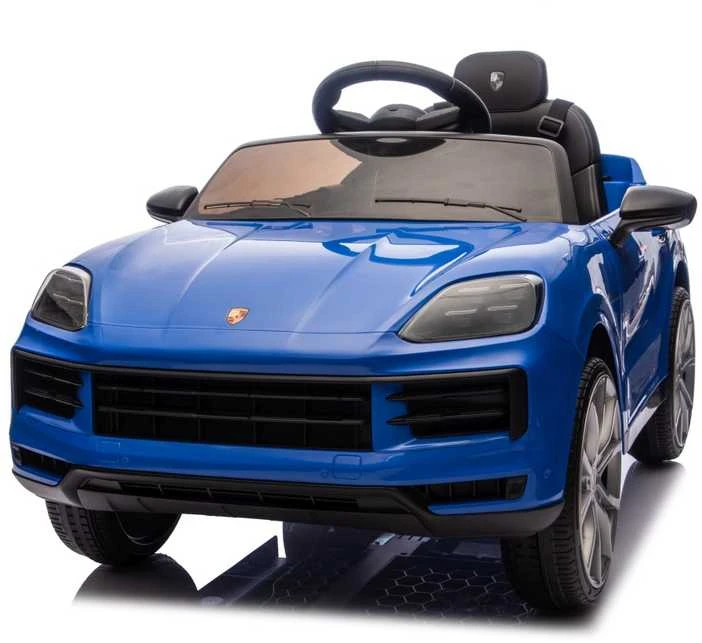 Mėlyna Elektromobilis Porsche Cayenne, Mėlyna