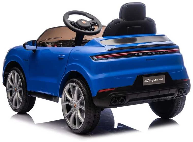 Mėlyna Elektromobilis Porsche Cayenne, Mėlyna