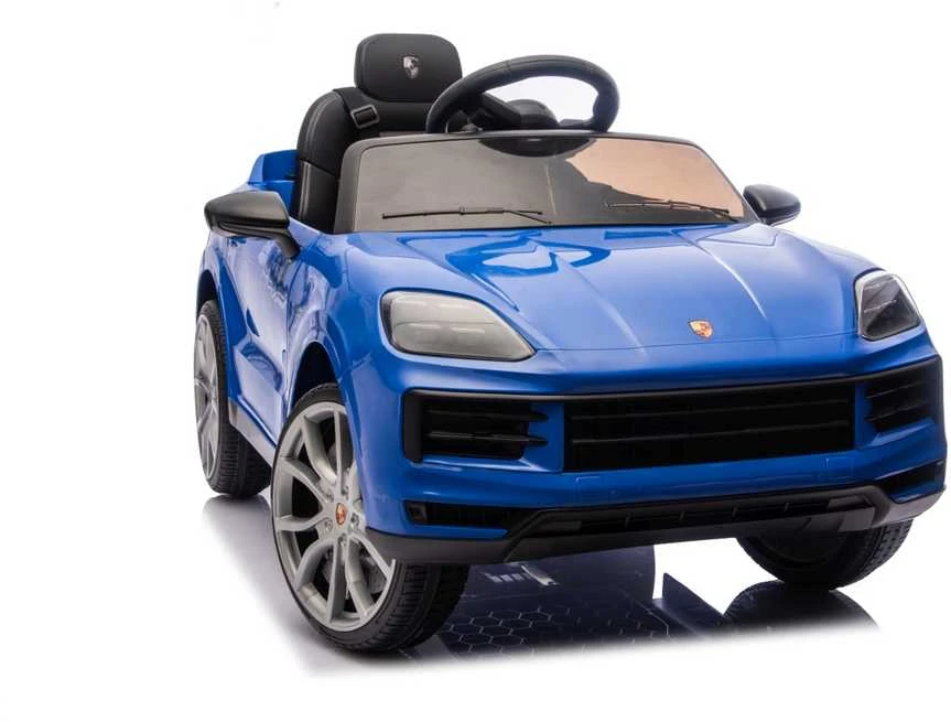 Mėlyna Elektromobilis Porsche Cayenne, Mėlyna