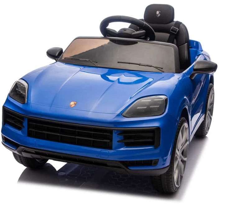 Mėlyna Elektromobilis Porsche Cayenne, Mėlyna