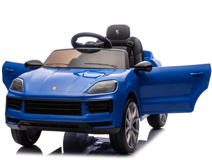 Mėlyna Elektromobilis Porsche Cayenne, Mėlyna