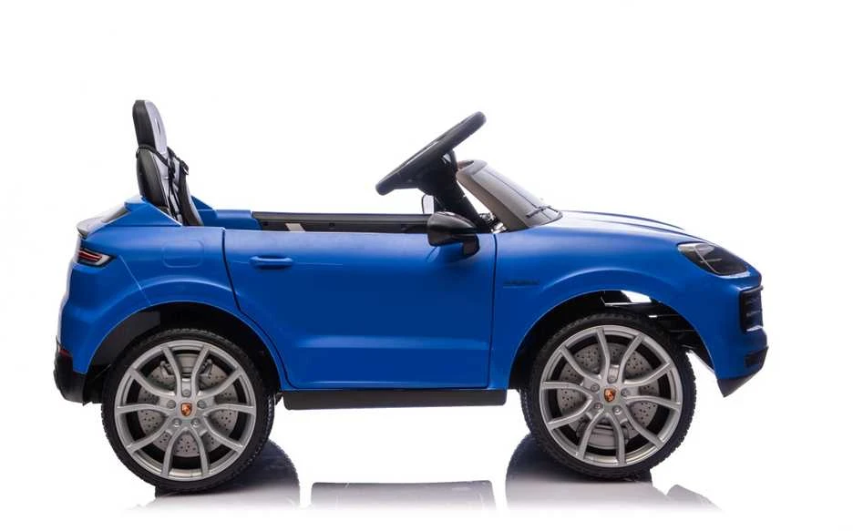 Mėlyna Elektromobilis Porsche Cayenne, Mėlyna