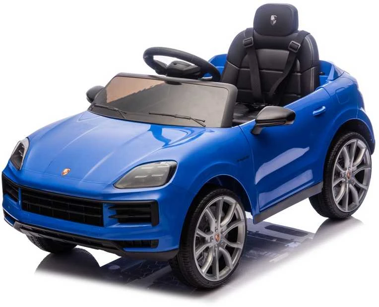 Mėlyna Elektromobilis Porsche Cayenne, Mėlyna