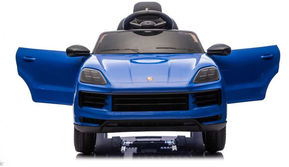 Mėlyna Elektromobilis Porsche Cayenne, Mėlyna