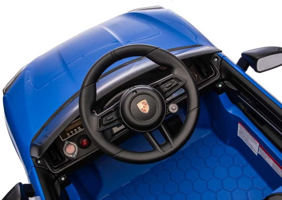 Mėlyna Elektromobilis Porsche Cayenne, Mėlyna