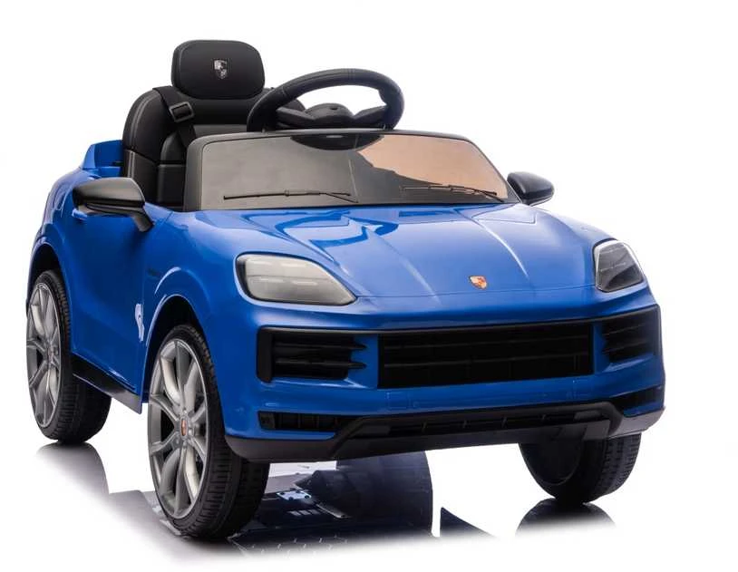 Mėlyna Elektromobilis Porsche Cayenne, Mėlyna