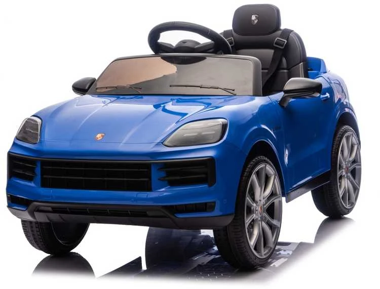 Mėlyna Elektromobilis Porsche Cayenne, Mėlyna
