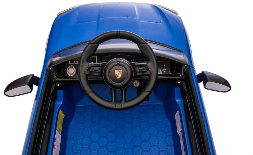 Mėlyna Elektromobilis Porsche Cayenne, Mėlyna