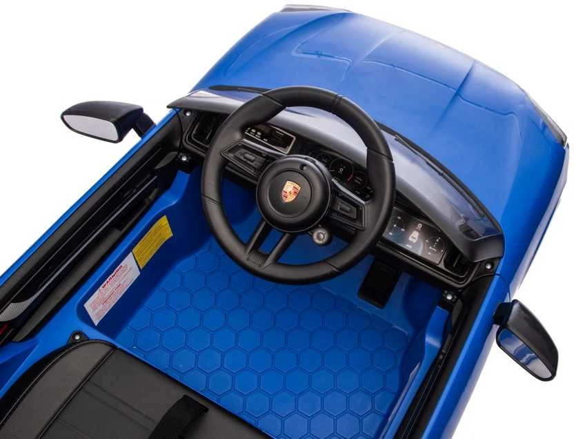 Mėlyna Elektromobilis Porsche Cayenne, Mėlyna