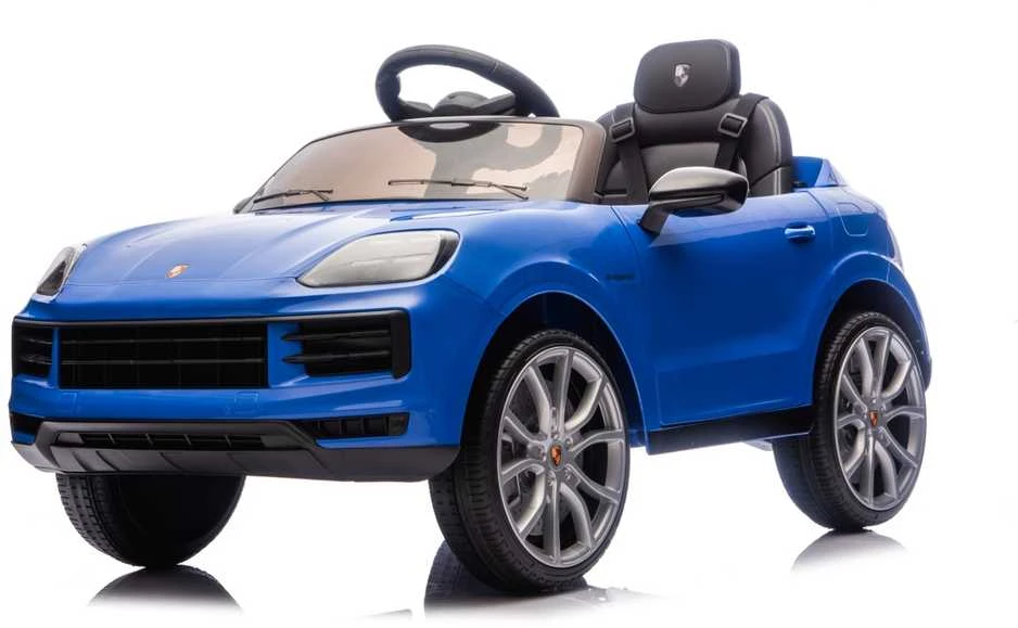 Mėlyna Elektromobilis Porsche Cayenne, Mėlyna