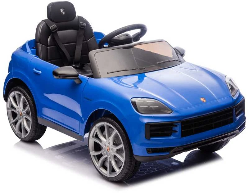 Mėlyna Elektromobilis Porsche Cayenne, Mėlyna