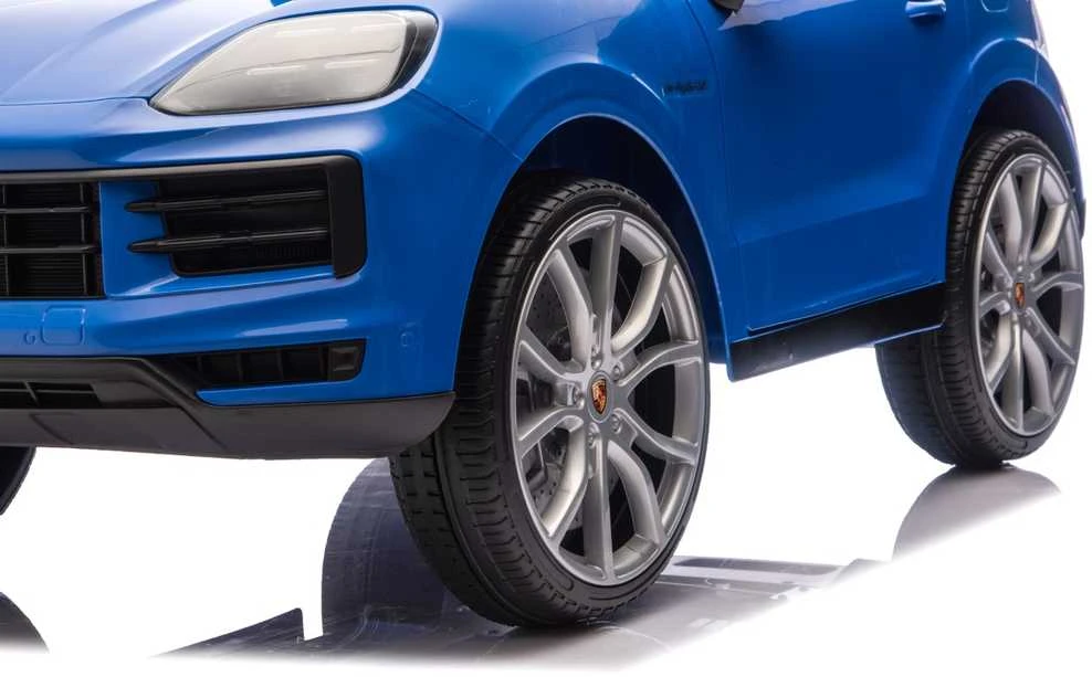 Mėlyna Elektromobilis Porsche Cayenne, Mėlyna
