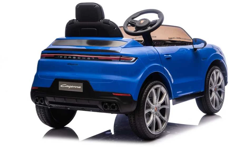 Mėlyna Elektromobilis Porsche Cayenne, Mėlyna
