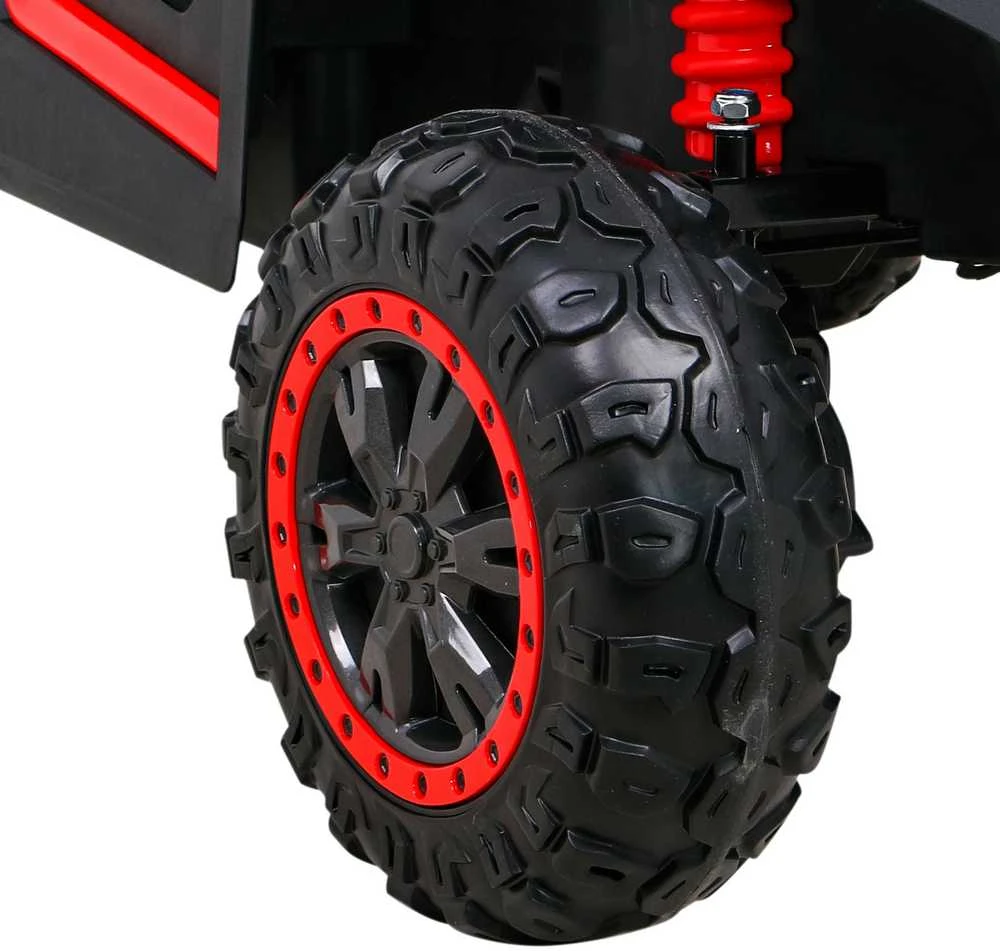Ramiz Elektromobilis Buggy UTV Racing 4x4 raudonas, vienvietis