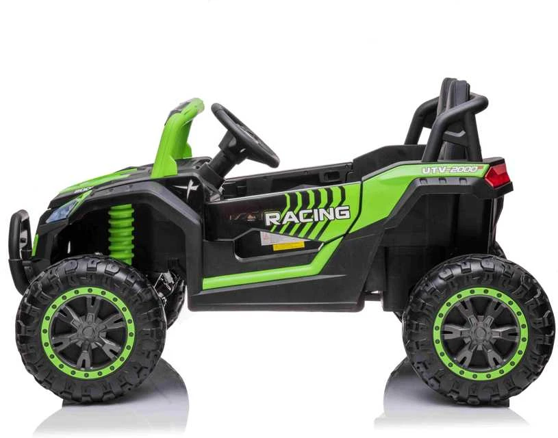 Ramiz Dvivietis elektromobilis UTV Buggy Racing 4x4, Žalias