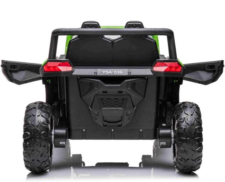 Ramiz Dvivietis elektromobilis UTV Buggy Racing 4x4, Žalias