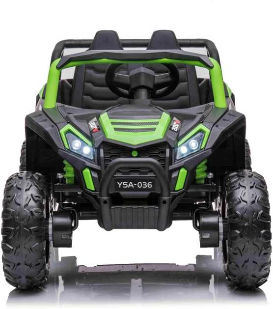 Ramiz Dvivietis elektromobilis UTV Buggy Racing 4x4, Žalias