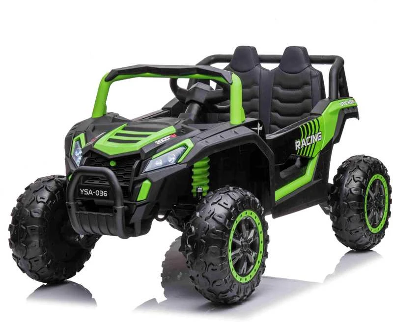 Ramiz Dvivietis elektromobilis UTV Buggy Racing 4x4, Žalias