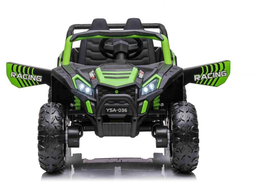 Ramiz Dvivietis elektromobilis UTV Buggy Racing 4x4, Žalias