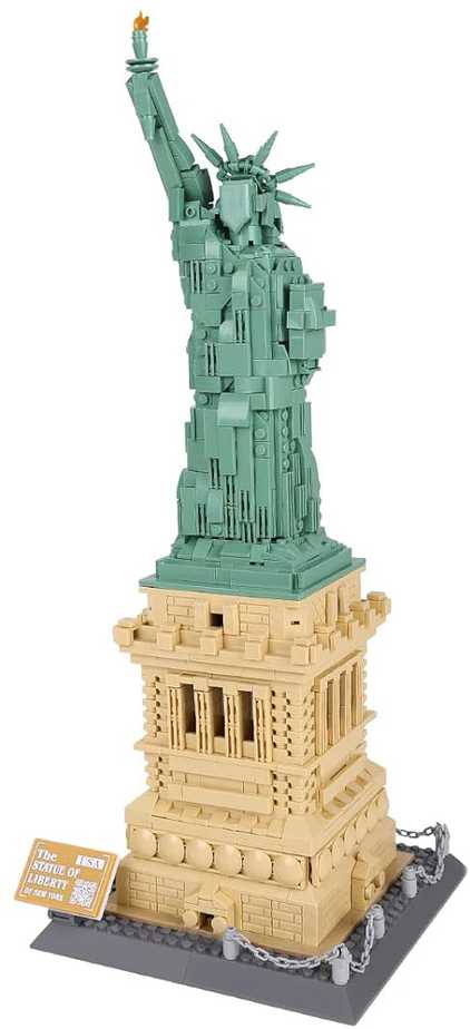 Statybinių blokų rinkinys Laisvės statula 1409 vnt