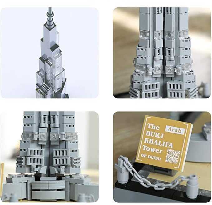 Statybinis rinkinys Burj Khalifa 555 vnt