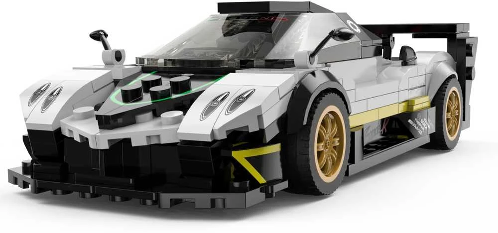 Konstruktorius Pagani Zonda R Pads Baltas automobilis 1:28 RASTAR
