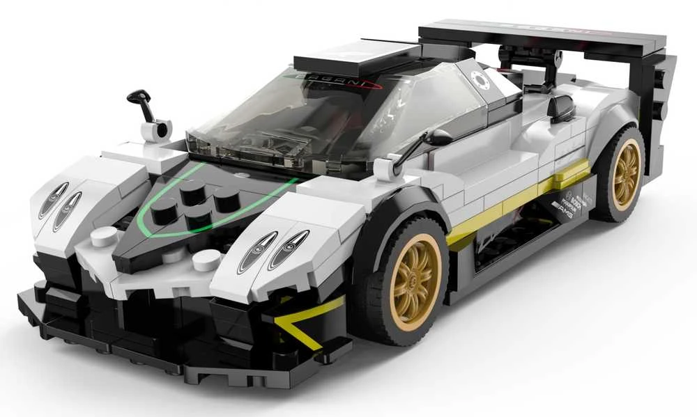 Konstruktorius Pagani Zonda R Pads Baltas automobilis 1:28 RASTAR