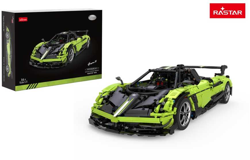 Autko 1:8 Pagani Huayra BC Klocki Žalias RASTAR