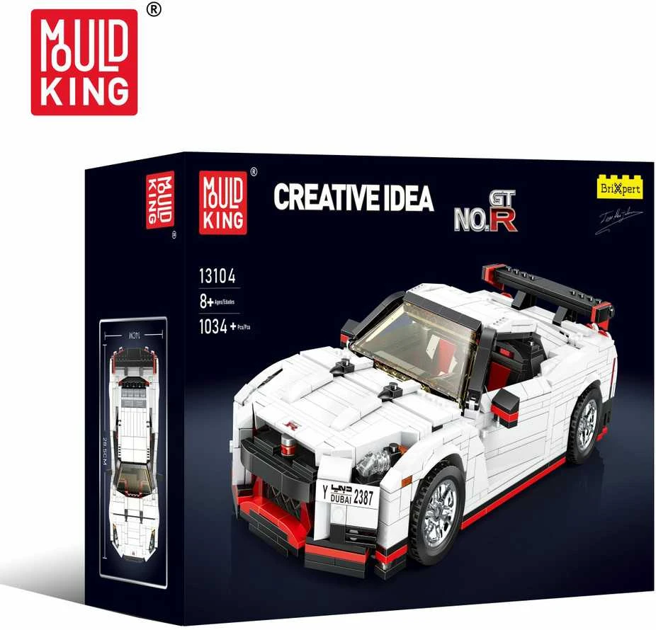 Ramiz Konstruktorius Baltas automobilis, 1034 el.