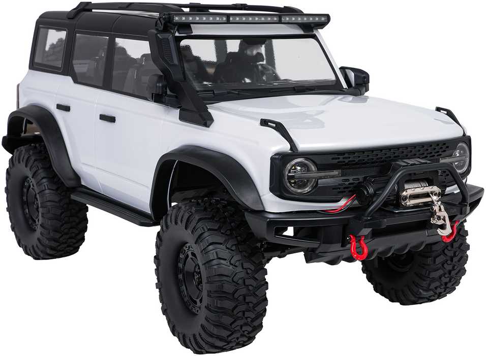 Nuotoliniu būdu valdomas automobilis wilderness 1:10 baltas