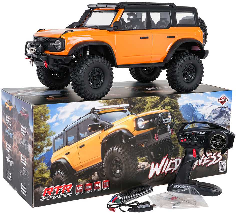Car R/C WILDERNESS RTR 1:10 oranžinis ZRC.HB-R1001
