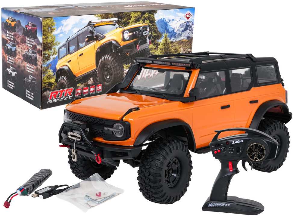 Car R/C WILDERNESS RTR 1:10 oranžinis ZRC.HB-R1001