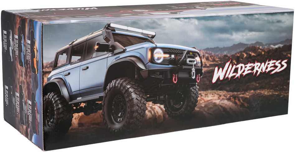 Nuotolinio valdymo automobilis wilderness 1:10 pilkas