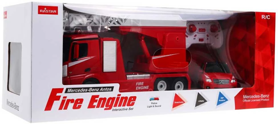Rastar 1:24 Mercedes Benz gaisrinių automobilių rinkinys