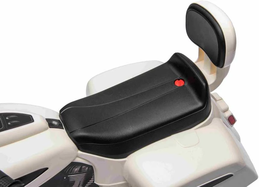 Elektrinis motociklas Chopper INDIAN, Baltas