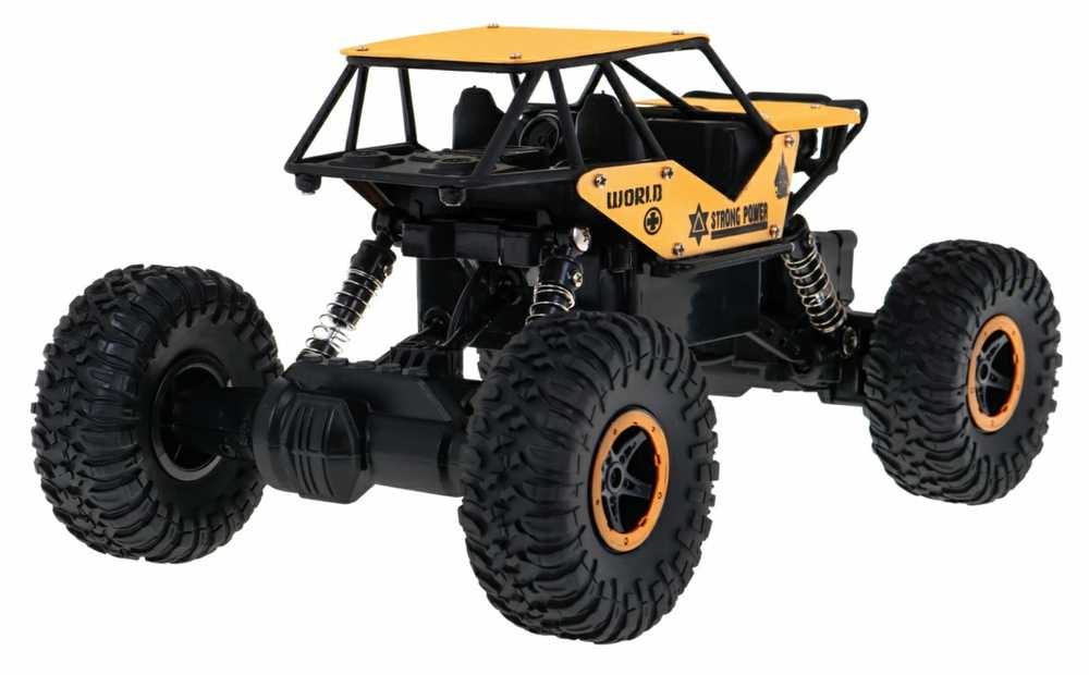 Nuotoliniu būdu valdomas visureigis crawler 1:18 auksinis