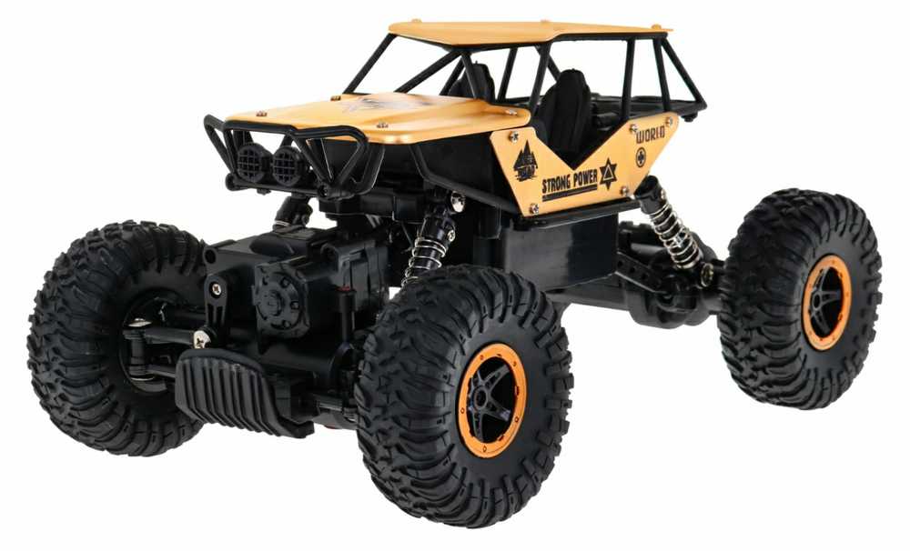 Nuotoliniu būdu valdomas visureigis crawler 1:18 auksinis