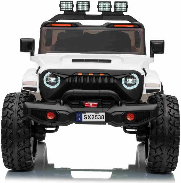 Keičiamo dydžio Extreme Sport 4x4 visureigis Baltas