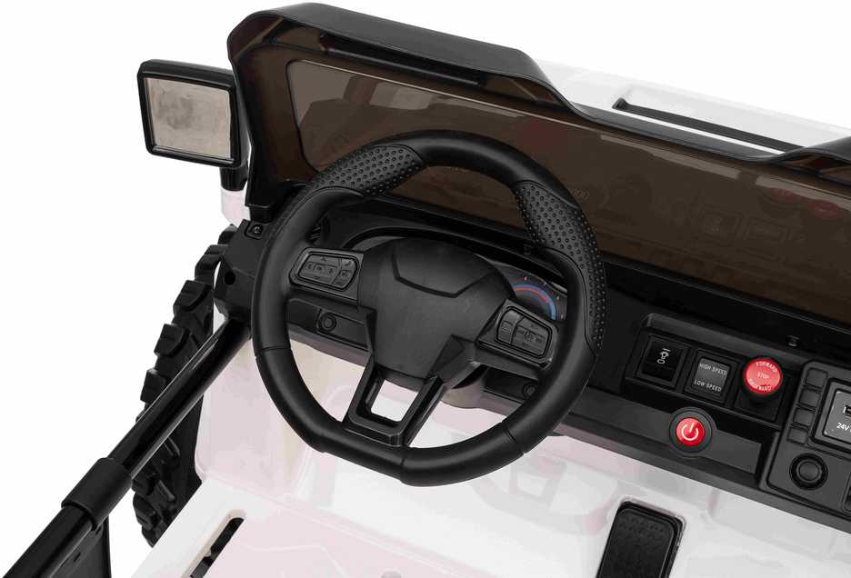 Keičiamo dydžio Extreme Sport 4x4 visureigis Baltas