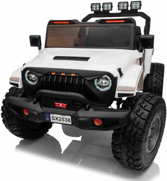 Keičiamo dydžio Extreme Sport 4x4 visureigis Baltas